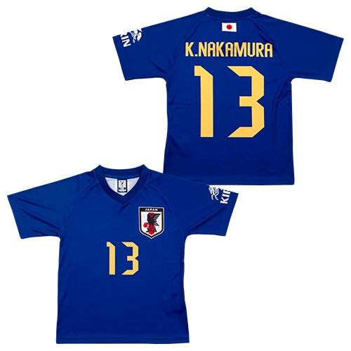 ジュニア KIRIN×サッカー日本代表プレーヤーズTシャツ #13 中村敬斗