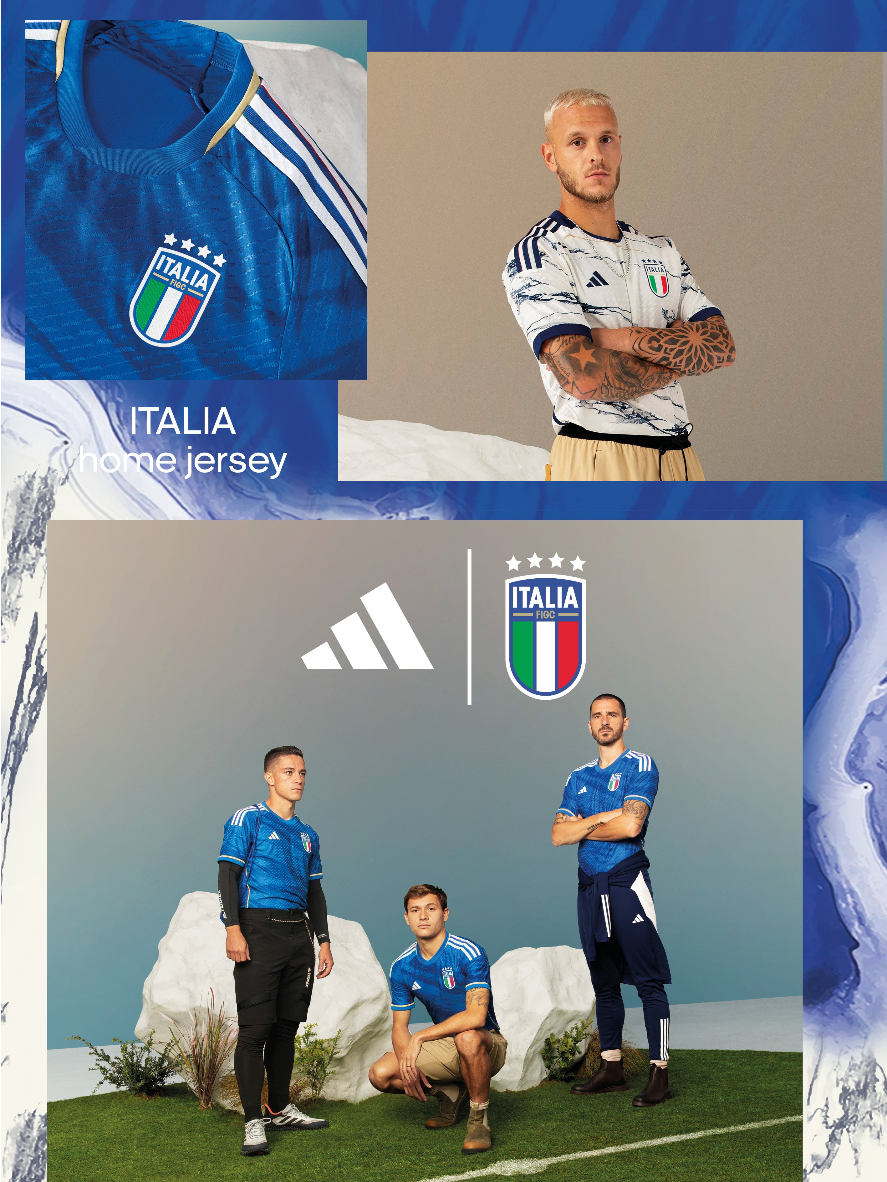 アディダス イタリア代表 2023ユニフォーム | adidas football 