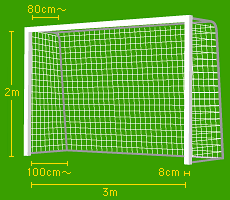 フットサルのサイズ Kamo Futsal Support Navi