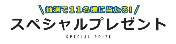 スペシャルプレゼント