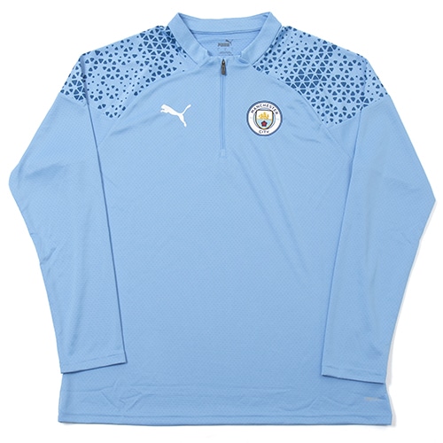 マンチェスターシティ レトロ ハーフジップ トップManchesterCity