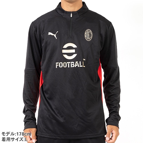 24-25 ACミラン トレーニング1/4ジップトップ