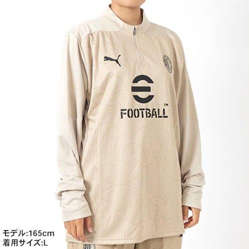 24-25 ACミラン プレマッチ1/4ジップトップ
