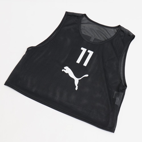 2022年ファッション福袋 PUMA サッカービブス10枚セット 黒×シルバー