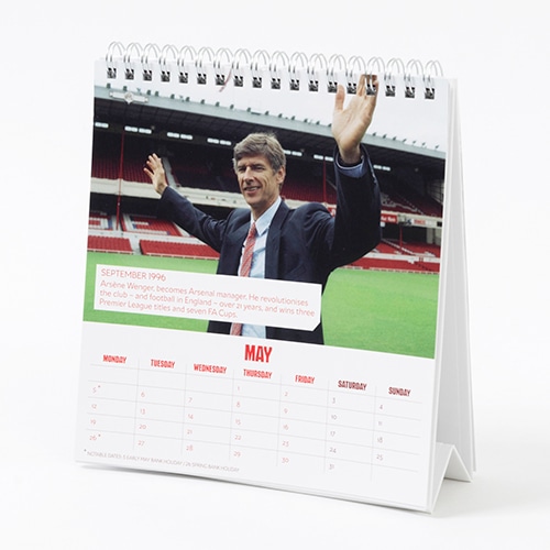 2025 アーセナルFC 卓上カレンダー