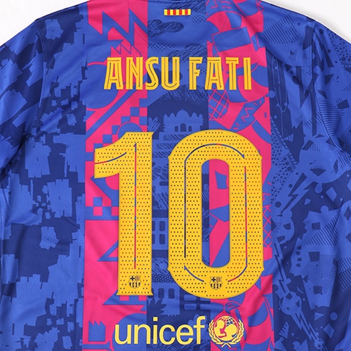 大特価放出 Xlサイズ アンス ファティ No 10 3rdレプリカユニフォーム バルセロナ 21 22 ユニフォーム Alizhar Sch Id