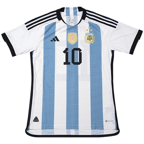 2022 アルゼンチン代表 HOMEオーセンティックユニフォーム 3S #10 メッシ