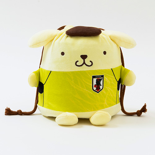 サンリオ ハンギョドン おすわり巾着サッカー日本代表Ver.