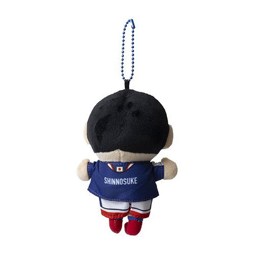 ぬいぐるみマスコット　サッカー日本代表ver.　しんちゃん