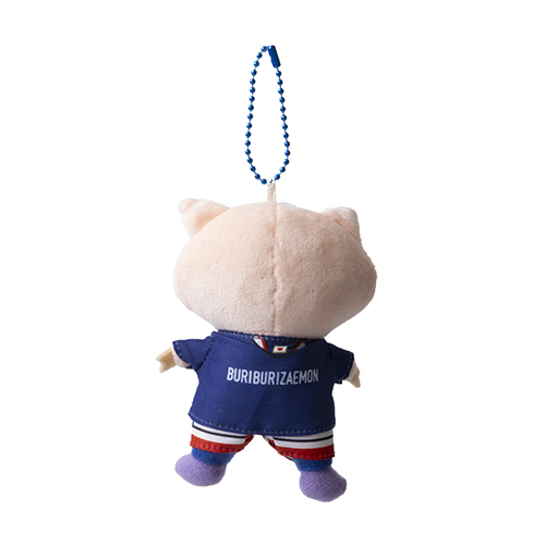 ぬいぐるみマスコット　サッカー日本代表ver.　ぶりぶりざえもん