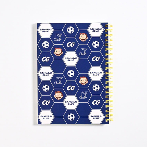 おさるのジョージ サッカー日本代表ver.  B6リングノート