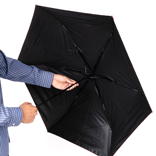 晴雨兼用 折りたたみ傘 ブラック