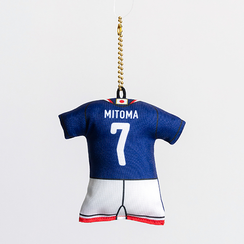 ユニフォーム型クッションキーホルダーSTADIUM LINE #7 三笘 薫