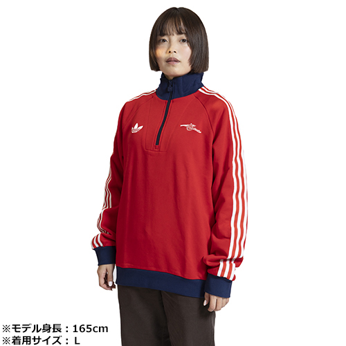 アーセナルFC ORIGINALS ハーフジップトップ
