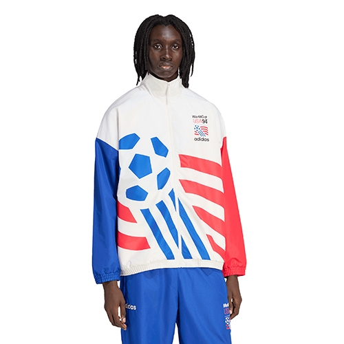 Graphic Woven Track Top