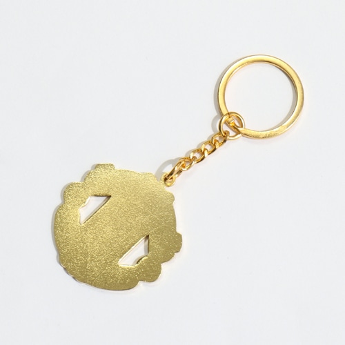 MUFC Gold Crest Keyring