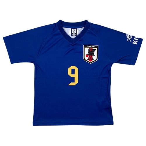 ジュニア KIRIN×サッカー日本代表プレーヤーズTシャツ #9 上田綺世