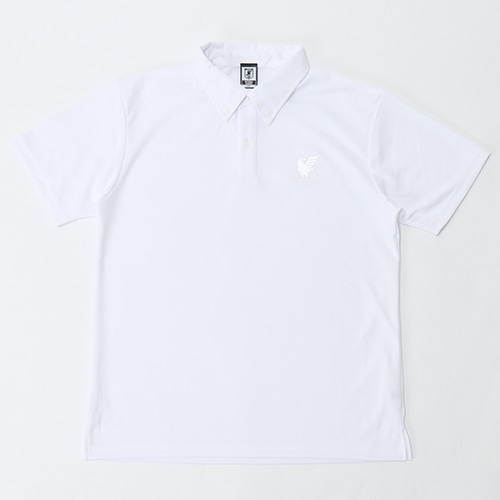 JFA ベーシックポロシャツ(三本足の烏) (WHT) XLサイズ