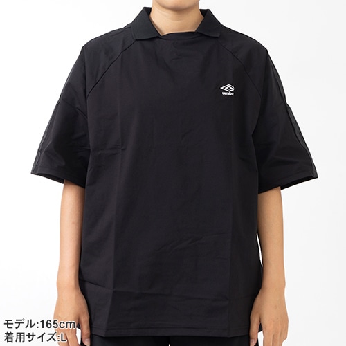 AWAY DAYS フィールテック衿付きワイドプラクティスシャツ