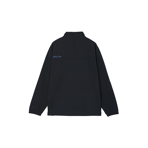 AWAY DAYS ハーフジップウーブントップ
