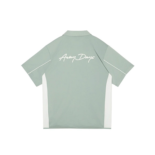 AWAY DAYS 衿付き半袖プラクティスシャツ