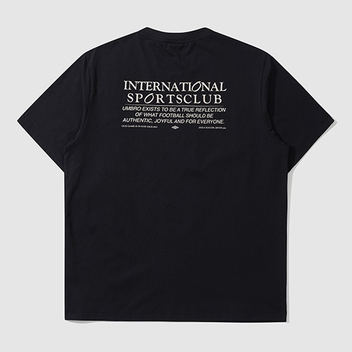 BACK LETTERING SHORT SLEEVE SHIRT