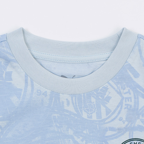 ジュニア マンチェスター・シティ FTBLCULTURE AOP Tシャツ