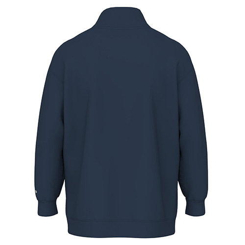 ダブルニットクォータージッププルオーバー 裏起毛