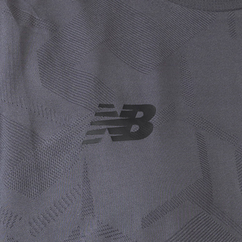 Black Out ジャガードメッシュニットノースリーブシャツ