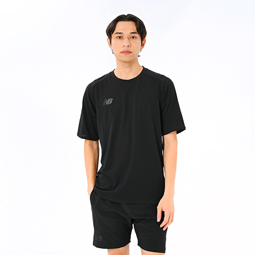 Black Out メッシュニットショートスリーブTシャツ