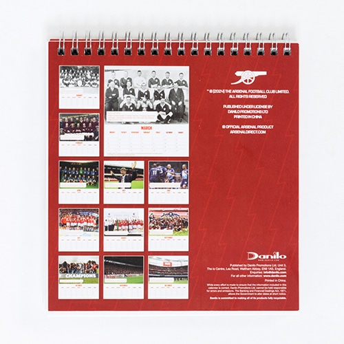 2025 アーセナルFC 卓上カレンダー