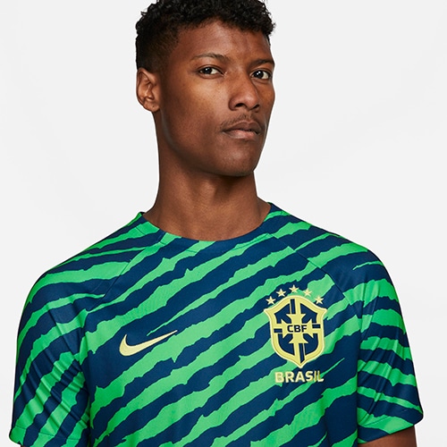 2022 ブラジル代表 Dri-FIT プレマッチトップ