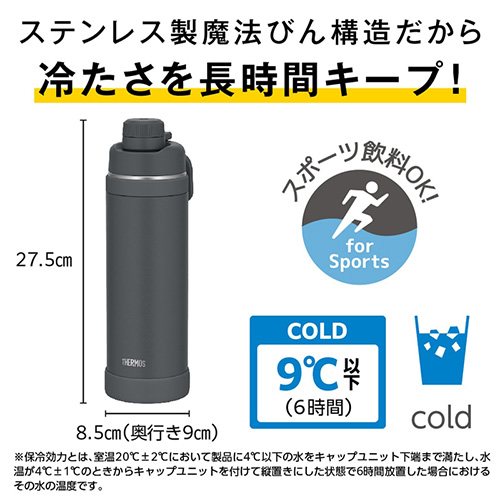 真空断熱スポーツボトル 1L