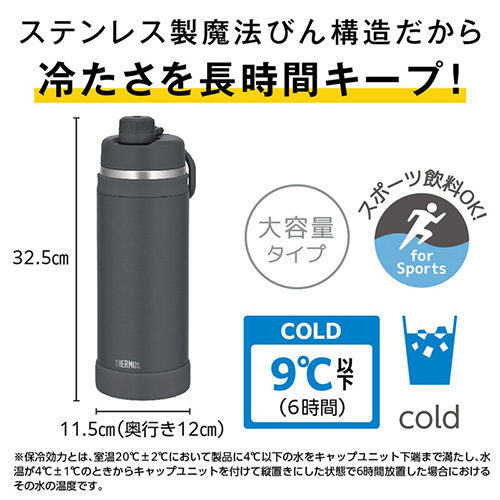 真空断熱スポーツボトル 2L