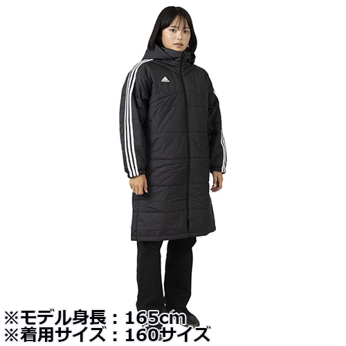 キッズ MUST HAVES スリーストライプス ボア ロングコート