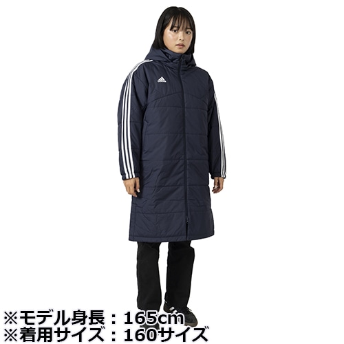 キッズ MUST HAVES スリーストライプス ボア ロングコート