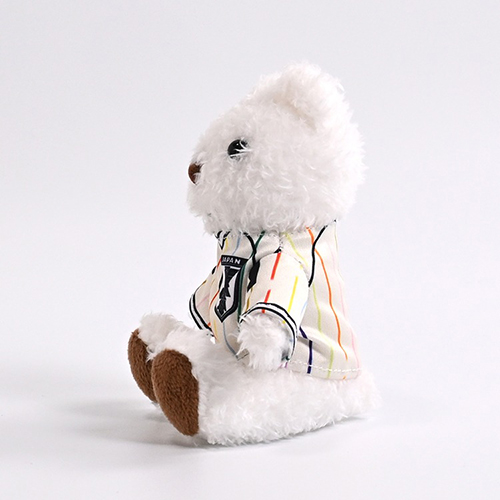 ユニフォームベアキーホルダー(AWAY)STADIUM LINE JO-859-NS／サッカー