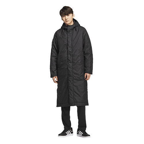 MH スリーストライプ ロングボアコート