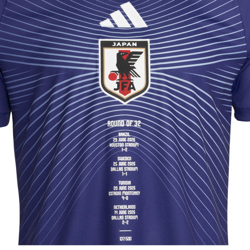 【予約】アディダス サッカー日本代表 2026 ホーム メモリアル ユニフォーム
