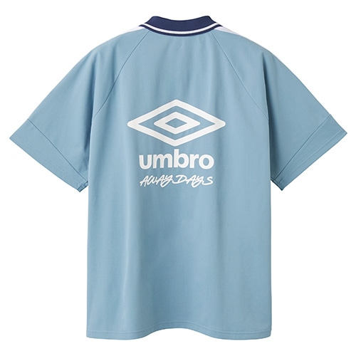 AWAY DAYS フィールテック衿付きワイドプラクティスシャツ