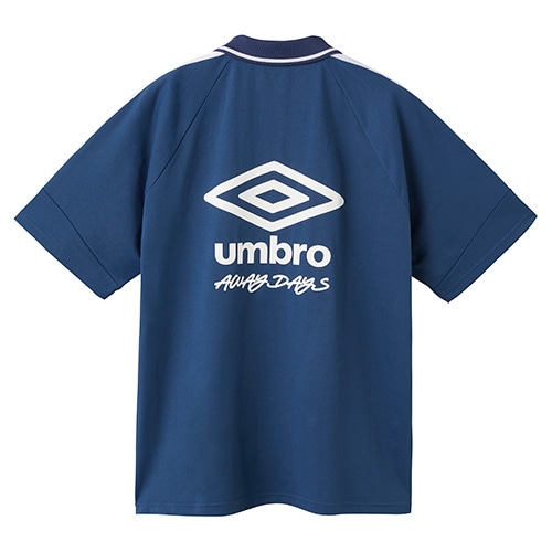 AWAY DAYS フィールテック衿付きワイドプラクティスシャツ