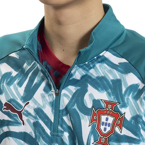 ポルトガル代表 17 XL　クアレスマ　EURO2008 パッチ、タグ付き 2026 ポルトガル代表 プレマッチ 1/4 ジップトップ 784790-38