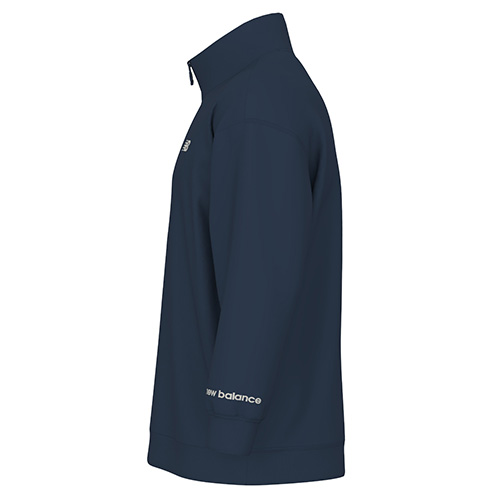 ダブルニットクォータージッププルオーバー 裏起毛