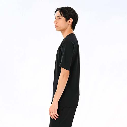 Black Out メッシュニットショートスリーブTシャツ