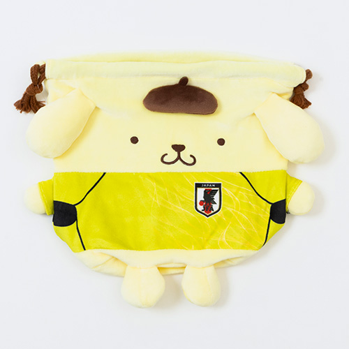 サンリオ ハンギョドン おすわり巾着サッカー日本代表Ver.