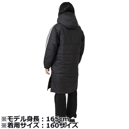 キッズ MUST HAVES スリーストライプス ボア ロングコート