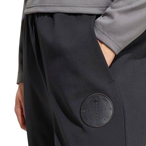 T.S.U.F.C. ルーズフィット ダブルニット フルレングス エラスティックヘム ジッパー トラックパンツ