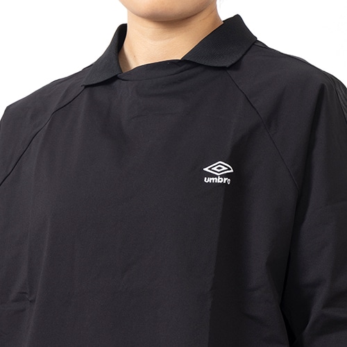 AWAY DAYS フィールテック衿付きワイドプラクティスシャツ
