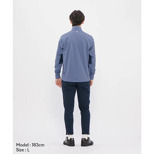 THE THIRD ウォームアップハーフジップトップ