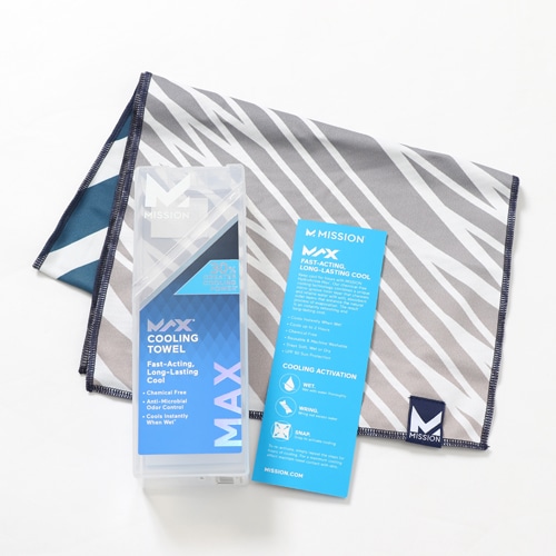 MAX COOLING TOWEL ILLUSION ESTATE BLU NS